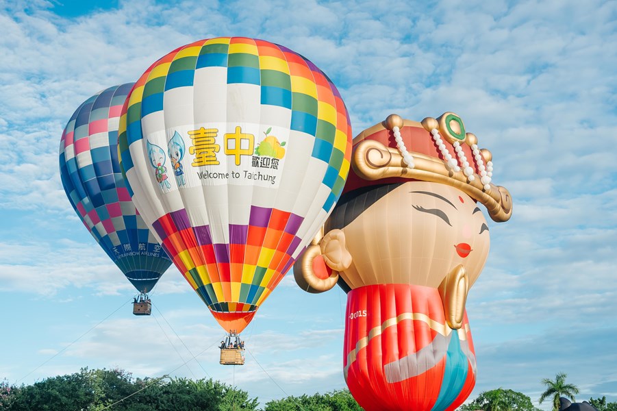 媽祖熱氣球與臺中歡迎您